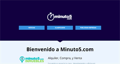 Desktop Screenshot of minuto5.com
